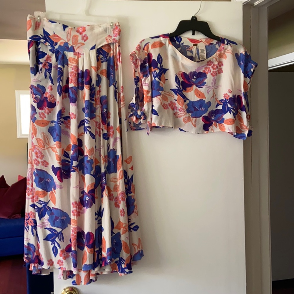 Free People Top and Skirt